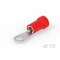 Te Connectivity Ring Terminal, 1/4 in Stud Size, 8 AWG, 600 V, PVC Insulated, Red 55621-1 - alternate 1